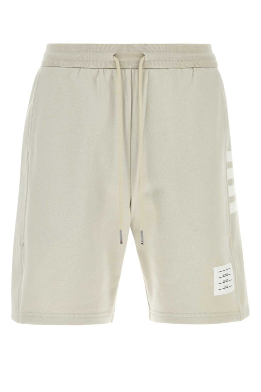 Sand cotton bermuda shorts THOM BROWNE (MJQ222A03037)