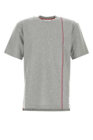 Grey cotton t-shirt THOM BROWNE (MJS252AJ0138)