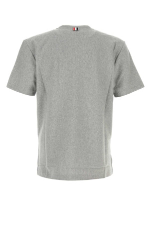 Grey cotton t-shirt THOM BROWNE (MJS252AJ0138)