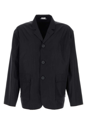 Navy blue tech fabric blazer Black THOM BROWNE (MJU581PF0967)