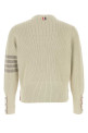 Sand cotton sweater THOM BROWNE (MKA580AY3065)