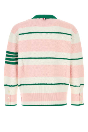 Embroidered cotton cardigan THOM BROWNE (MKC641AY3016)