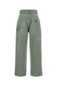 Sage green gabardine pant MIU MIU (MP1723SAM11350)