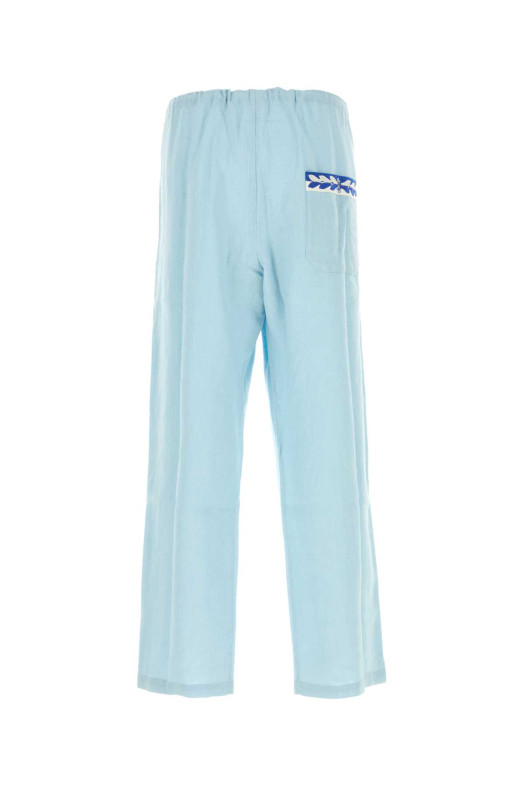 Light blue linen pant BODE (MRS25BT070)