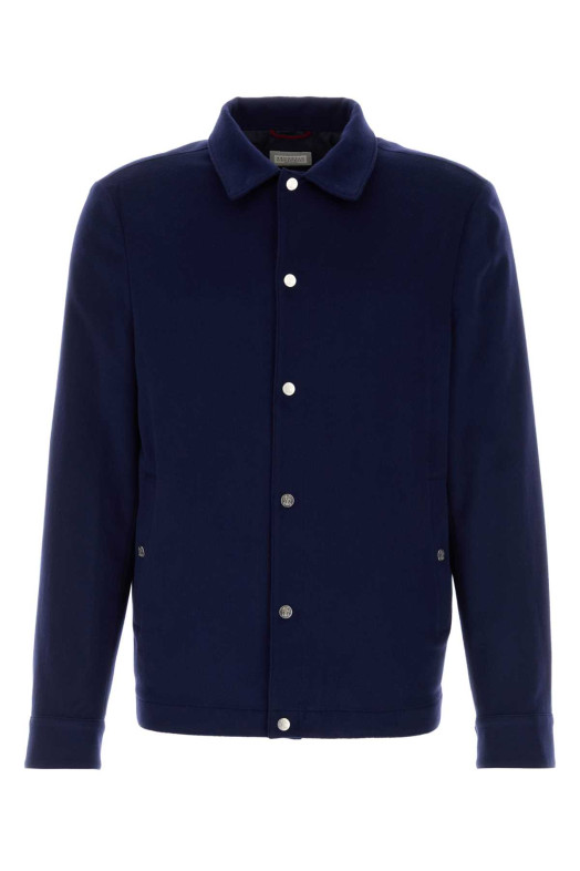 Blue cashmere jacket BRUNELLO CUCINELLI (MV4216556)