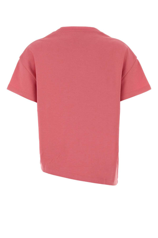 Pink cotton blend t-shirt Fuchsia LOEWE (S540Y22X59)