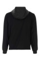 Black stretch cotton sweatshirt Black PRADA (UJL79ASWMO152Z)