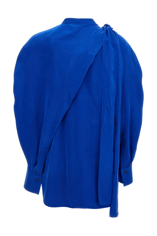 Asymmetric shirt Blue