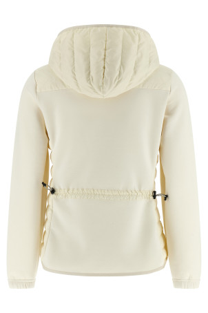 Padded hoodie White