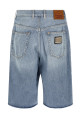 Denim bermuda shorts BLUE