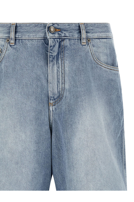 Denim bermuda shorts BLUE