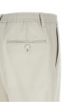 Poplin wool pants Beige
