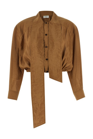 Lavallière blouse Brown