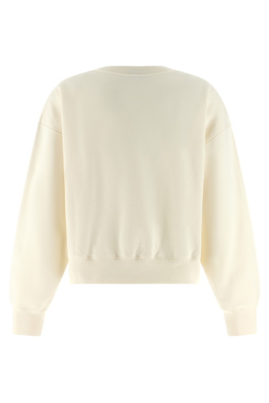 Embroidery sweatshirt White
