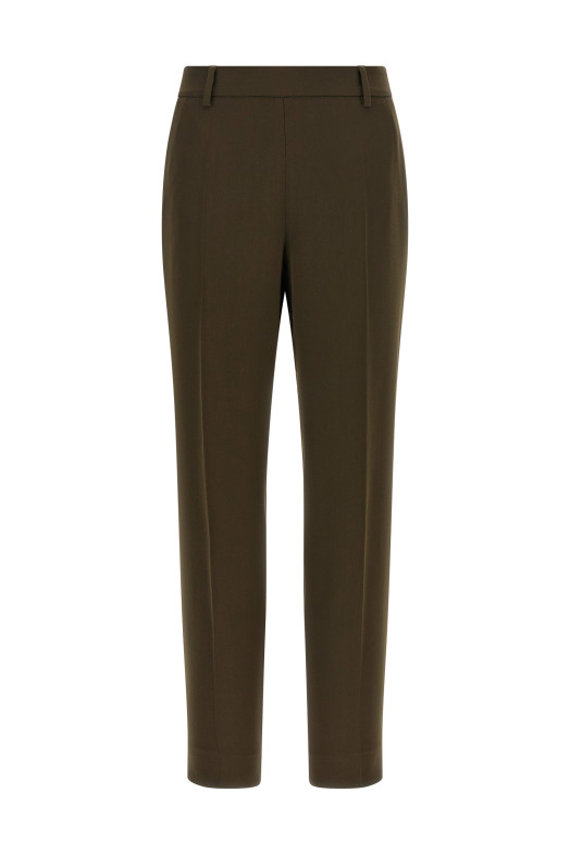 Crêpe pants Green