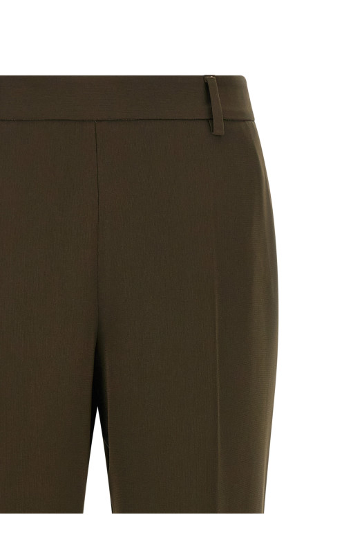 Crêpe pants Green