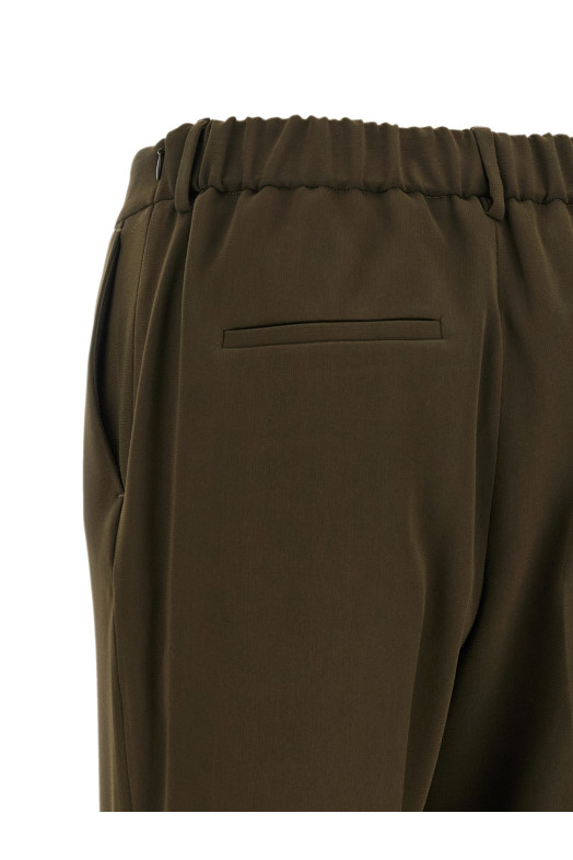 Crêpe pants Green
