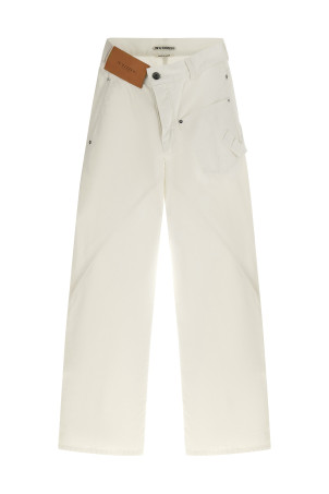 'Twisted Workwear' jeans White
