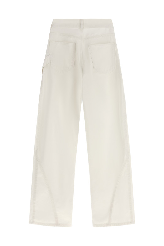 'Twisted Workwear' jeans White