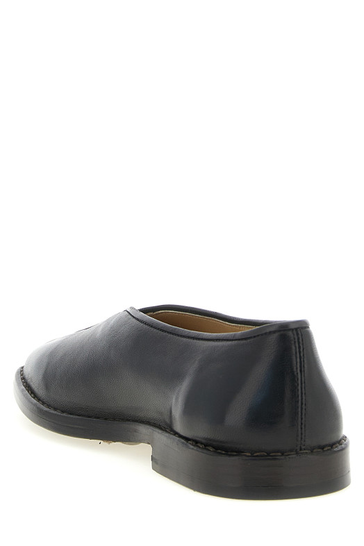 'Piped' slippers Brown