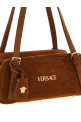 'Versace Tag' Shoulder Bag Brown