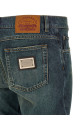 Logo tag jeans Blue