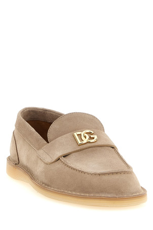 'Casual' loafers Beige