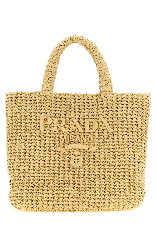 Сумочка з рафії, бежева PRADA 1BG422VOUL2C2TF05IA