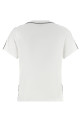 Logo embroidery t-shirt White