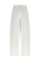 High waist jeans White
