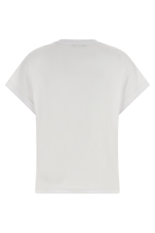 'Club 45' print T-shirt White