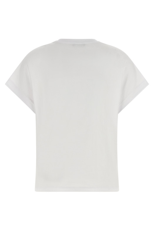 'Club 45' print T-shirt White