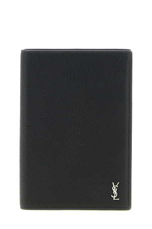 'Tiny Cassandre' passport holder Black