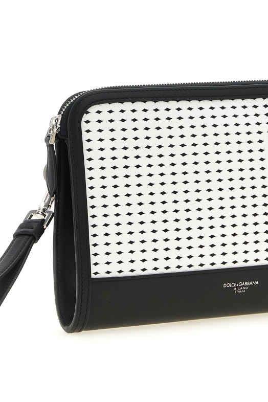'Atene' clutch Black-grey