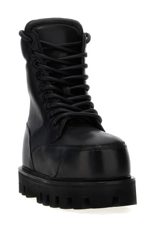 Nappa ankle boots Black