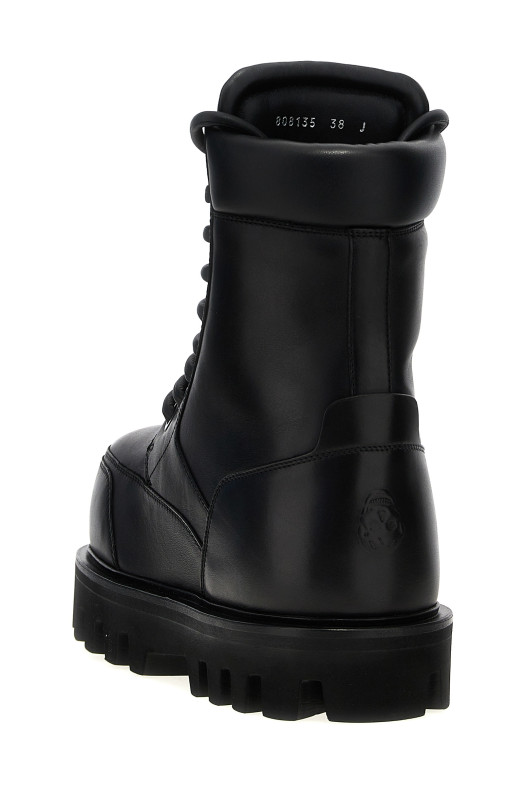Nappa ankle boots Black