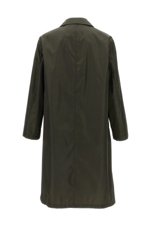 Single-breasted trench coat Green