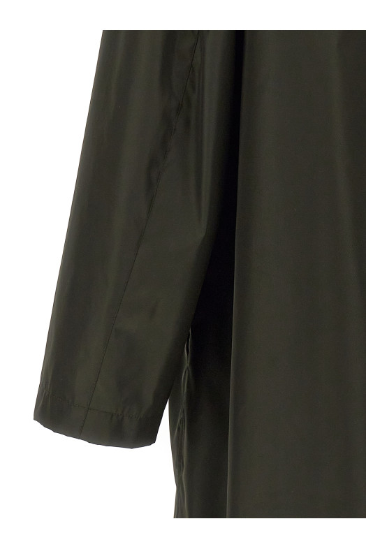 Single-breasted trench coat Green