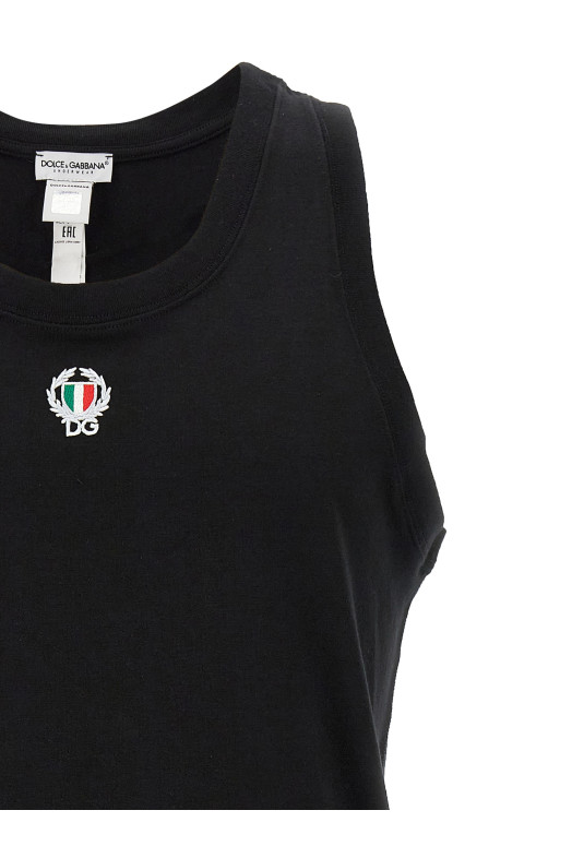 'Sport Crest' tank top Black