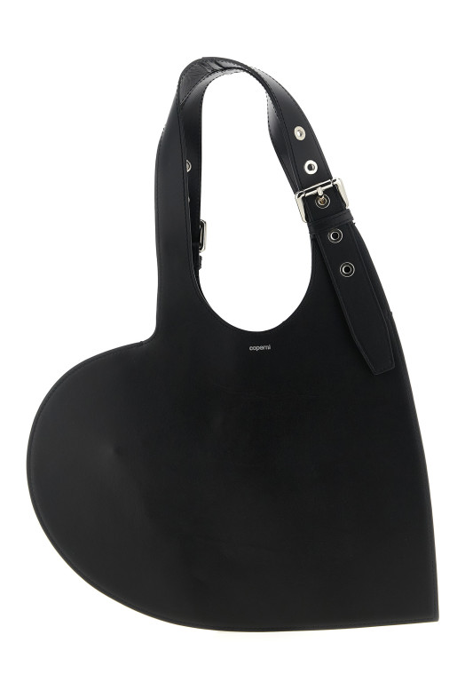 'Belt Heart' shoulder bag Black
