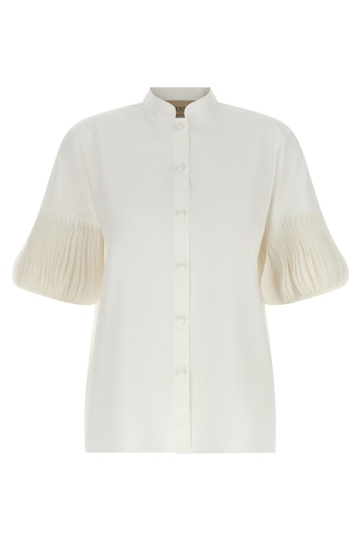 Valentino Garavani poplin embroidered shirt White