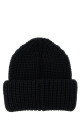 Logo patch beanie Black