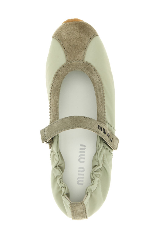 'Plume' ballet flats Green