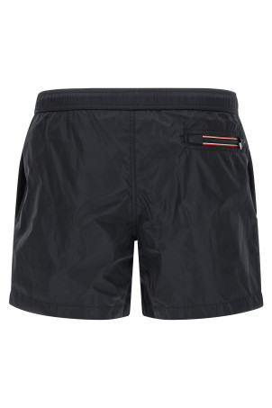 Logo patch swim shorts Blue