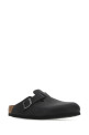 Slate leather Boston slippers Black BIRKENSTOCK (059463)