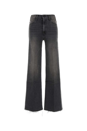 Charcoal stretch denim The Hustler jeans MOTHER (119881611)