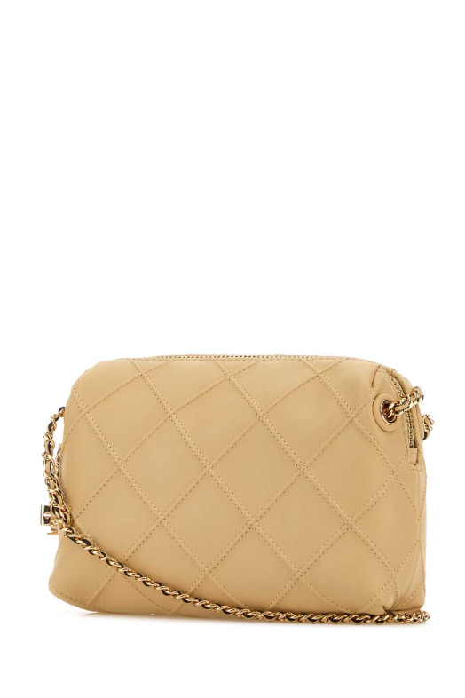 Cream leather Fleming crossbody bag TORY BURCH (169226)