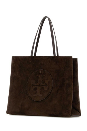 Brown suede Ella shopping bag Multicolor TORY BURCH (170980)