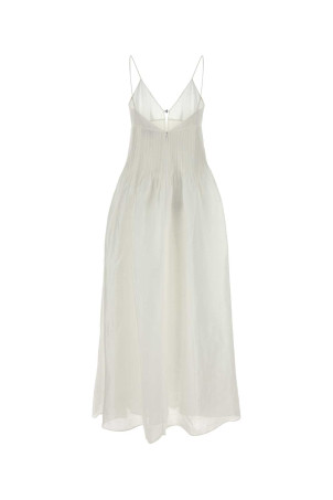 White linen blend dress White TORY BURCH (181157)