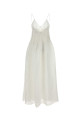 White linen blend dress White TORY BURCH (181157)